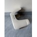 XUEGW Plastic Step Stool, Heavy-Duty ABS Bathroom Shower Stool, Non-Slip Bath Seat with Rubber Pads, 12.2x9.25x7.68 Inch