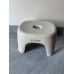XUEGW Plastic Step Stool, Heavy-Duty ABS Bathroom Shower Stool, Non-Slip Bath Seat with Rubber Pads, 12.2x9.25x7.68 Inch