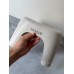 XUEGW Plastic Step Stool, Heavy-Duty ABS Bathroom Shower Stool, Non-Slip Bath Seat with Rubber Pads, 12.2x9.25x7.68 Inch