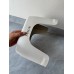 XUEGW Plastic Step Stool, Heavy-Duty ABS Bathroom Shower Stool, Non-Slip Bath Seat with Rubber Pads, 12.2x9.25x7.68 Inch